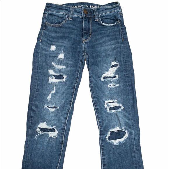 ‎American Eagle Outfitters Distressed Jeggings - Picture 1 of 8